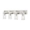 Z-Lite Fontaine 4 Light Vanity, Brushed Nickel & Clear 3035-4V-BN - alternate 1
